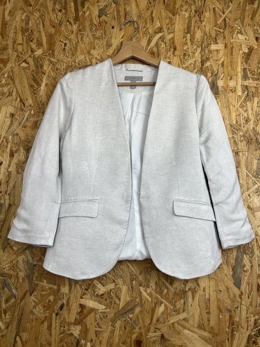 Lněné sako H&M 48 % len 52 % viskoza