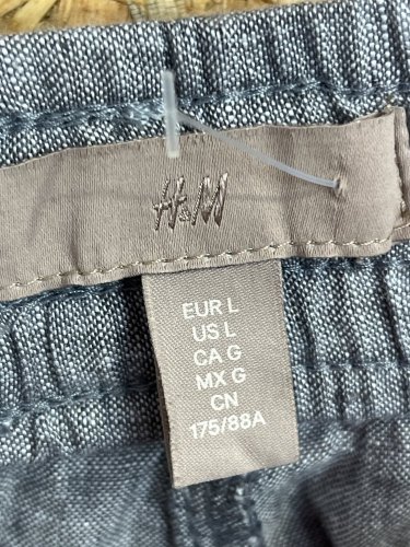 Pánské kalhoty H&M 100 % len