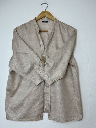 Oversize košile Eterna s podílem bavlny a hedvábí