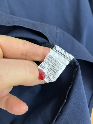 Námořní tunika Made in Italy 100 % bavlna