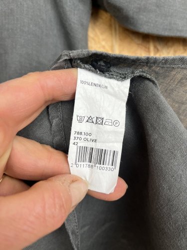 Oversize košile Made in Italy 100 % len