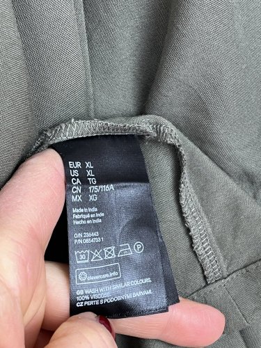 Oversize šaty H&M 100 % viskoza
