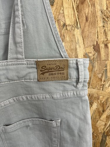 Kalhoty s laclem Superdry 98 % bavlna