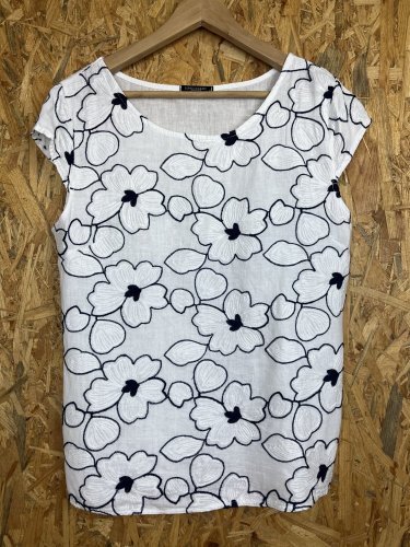 Lněná tunika Made in Italy 95 % len 5 % bavlna