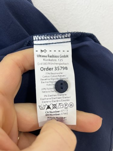 Námořní tunika Milano Italy 77 % bavlna