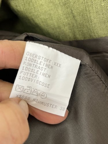 Lněné sako Made in Austria 100 % len