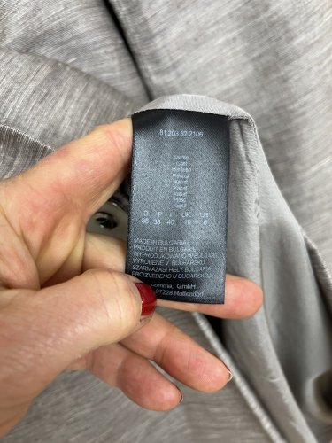 Lněný kabát Comma, 54 % len 41 % viskoza