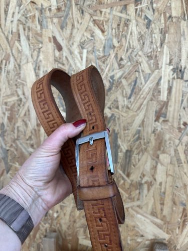 Pánský kožený pásek Made in Italy 100 % kůže