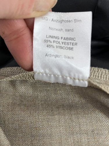 Pánské vlněné kalhoty Tailor Store 100 % vlna