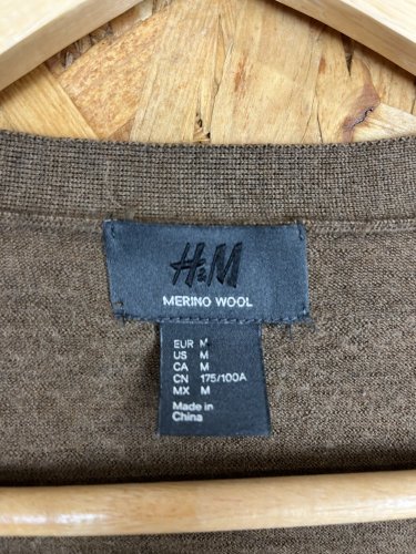 Merino kardigan H&M 100 % merino vlna