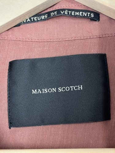 Přírodní košile Maison Scotch 48 % bavlna 52 % viskoza