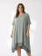 Oversize šaty Made in Italy 100 % viskoza