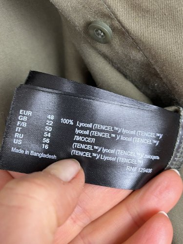 Prodloužená košile Sustainable 100 % lyocel