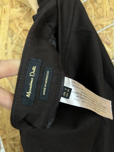 Kalhoty Massimo Dutti 51 % viskoza 44 % bavlna