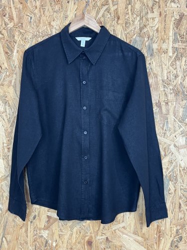 Přírodní košile H&M s podílem bavlny a lnu