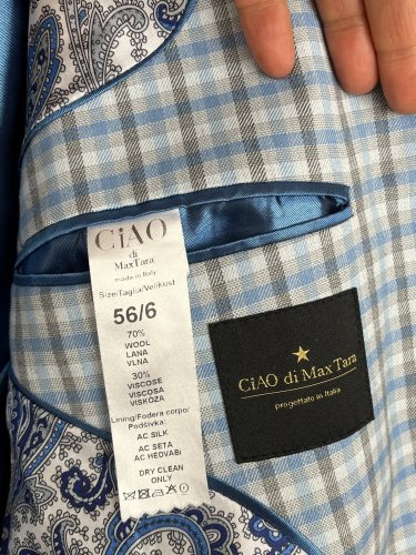 Pánské sako Max Tara 70 % vlna 30 % viskoza