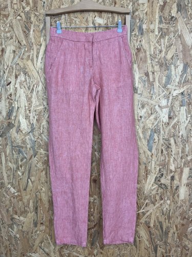 Lněné kalhoty Made in Italy s podílem lnu