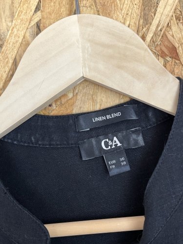 Prodloužená košile C&A 55 % len 45 % bavlna