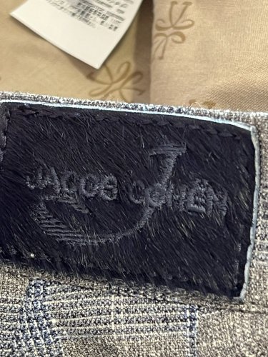 Pánské kalhoty Jacob Cohen 75 % vlna 25 % hedvábí