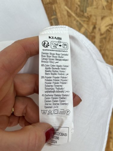 Košile Kiabi 68 % bavlna