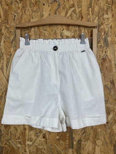 Přírodní kraťasy Pepe Jeans 44 % len 56 % bavlna