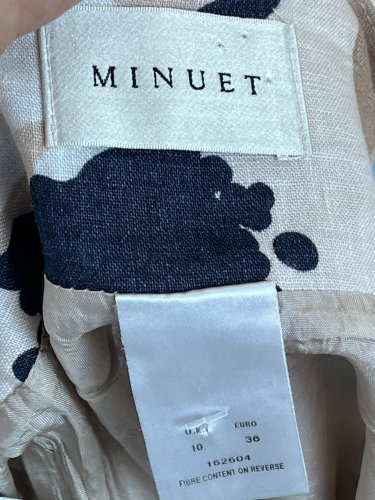 Lněná sukně Minuet 100 % len