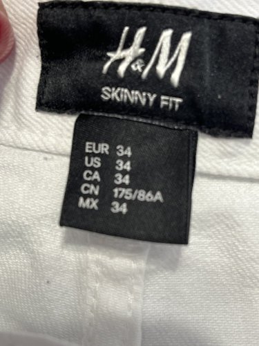 Pánské skinny džíny H&M 98 % bavlna