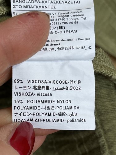Tunika Benetton 85 % viskoza