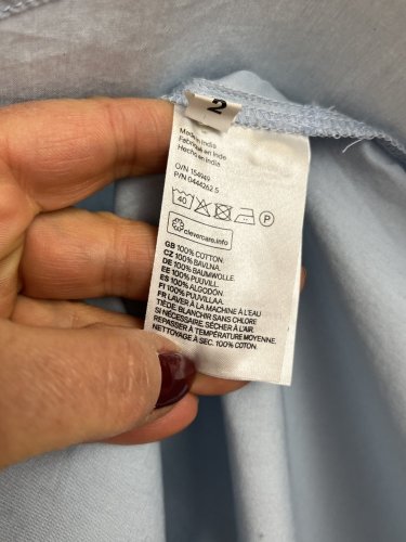 Prodloužená košile H&M 100 % bavlna