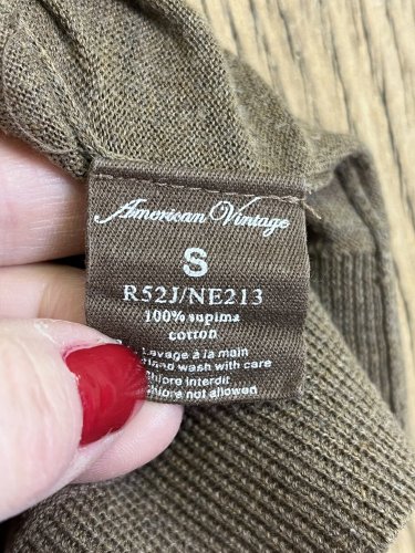 Bavlněný kardigan American Vintage 100 % bavlna