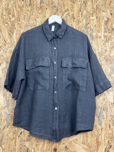 Oversize košile Made in Italy 100 % len