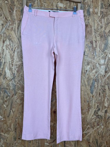 Přírodní kalhoty ZARA s podílem bavlny a lnu