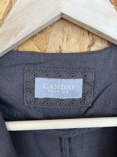 Přírodní kardigan C&A 66 % lyocel 34 % len