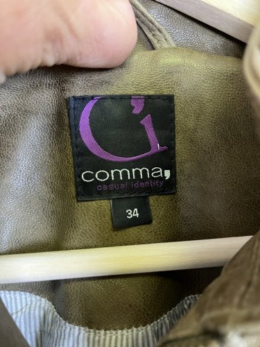 Kožená bunda Comma, 100 % kůže