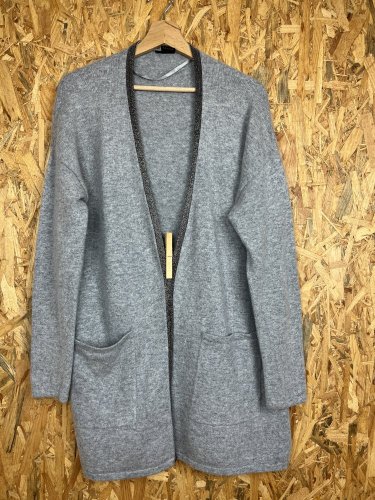 Prodloužený kardigan s.Oliver 50 % vlna 15 % modal