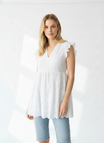 Bavlněné šaty Made in Italy 100 % bavlna