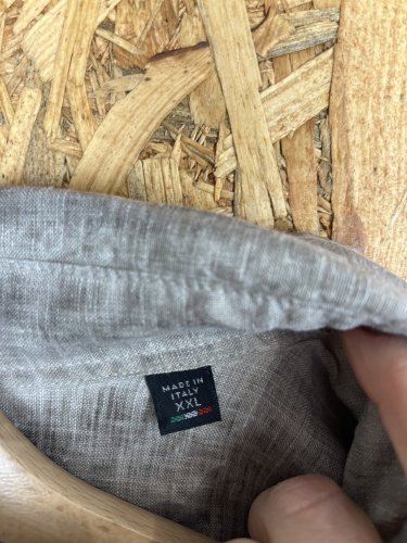 Pánská košile Made in Italy 100 % len