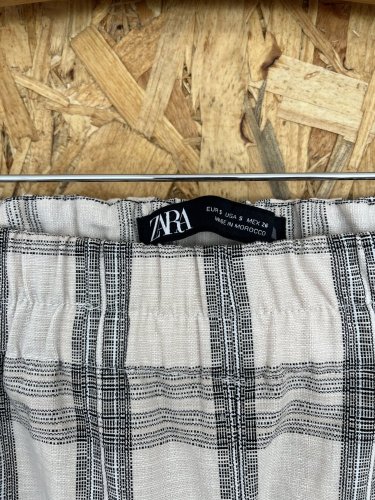 Široké kalhoty ZARA 35 % bavlna