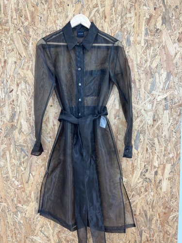 Průhledné košilové šaty Madeleine 100 % polyester