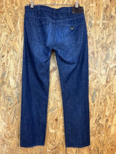 Pánské džíny Armani jeans s podílem lnu a bavlny