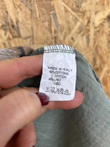 Přírodní top New Collection 60 % bavlna 40 % len