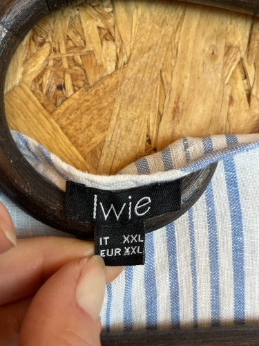 Oversize lněná tunika Iwie 100 % len