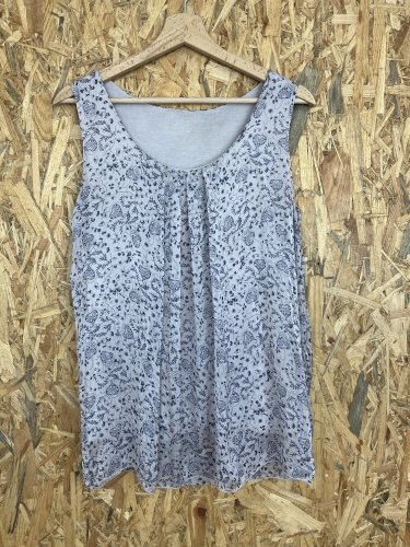Hedvábný top Made in Italy 100 % hedvábí