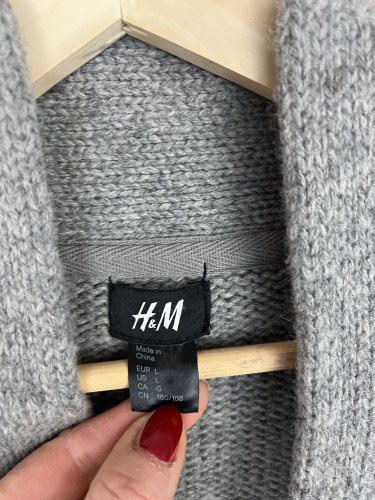 Pánský kardigan H&M 80 % vlna
