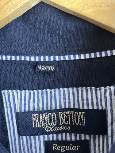Pánská košile Franco Bettoni 55 % len 45 % bavlna