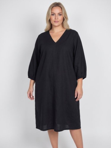 Oversize šaty C&A 62 % viskoza 38 % len