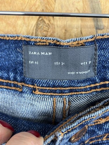 Pánské džíny ZARA s podílem bavlny a elastanu