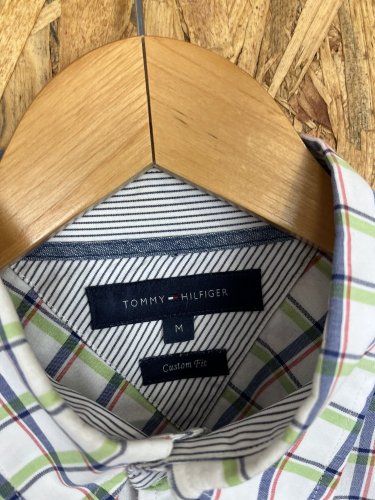 Kostkovaná košile Tommy Hilfiger 100 % bavlna