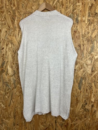 Prodloužená oversize kardigan Made in Germany 22 % len 26 % bavlna 52 % viskoza