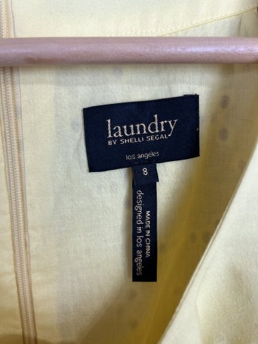 Bavlněné šaty Laundry 100 % bavlna